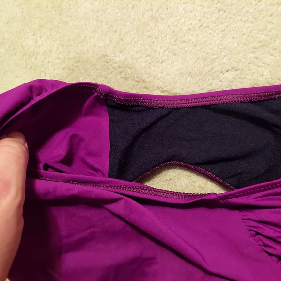 Ralph Lauren Purple One Piece Bathing Suit - Picture 9 of 9
